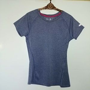 Mizuno inspire tee xs womens,indigo nwt